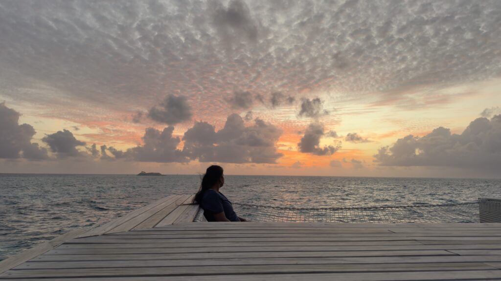 Maldives travel tips - beach sunset view