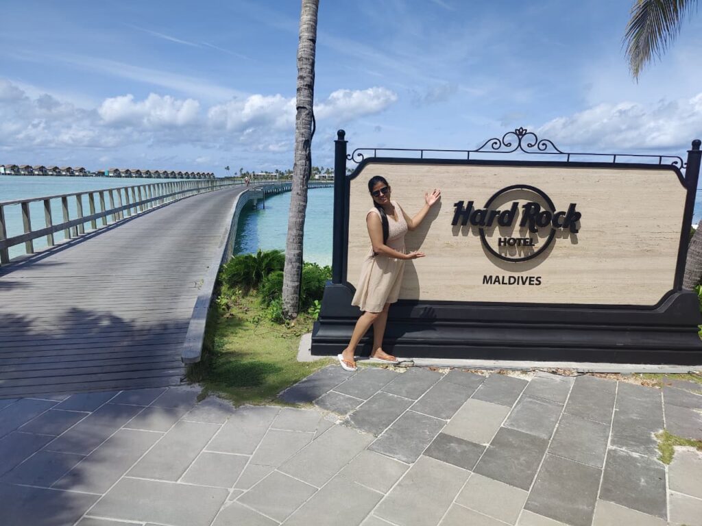 Hard Rock Maldives Review - Signboard